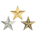 3D Star Lapel Pin- Gold, Silver or Bronze